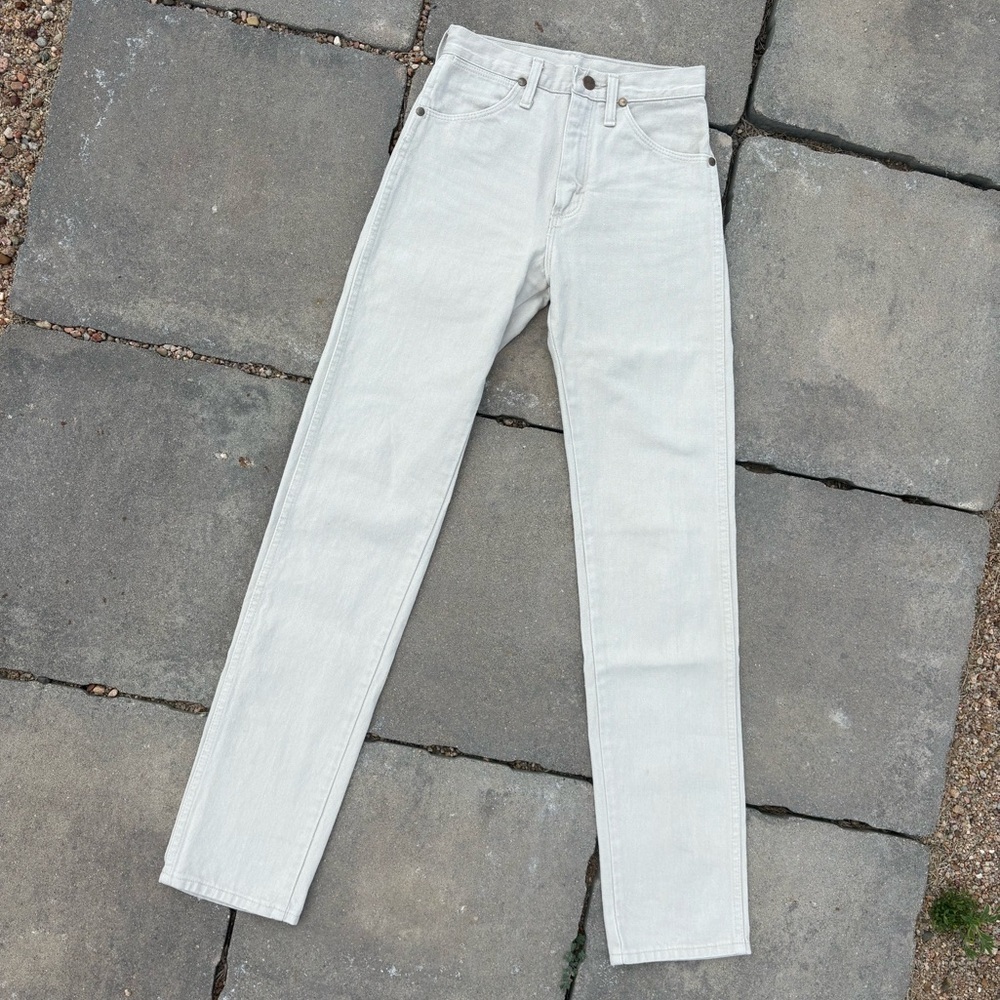 Wrangler Cream Straight Leg Vintage Jeans